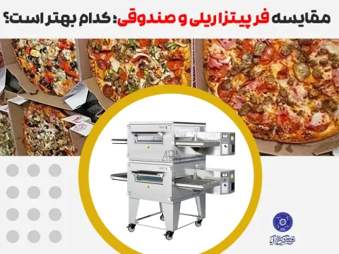 مقایسه فر پیتزا ریلی و صندوقی